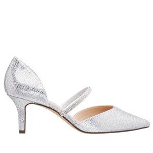 Nina Brystol Silver Dress Pump Size 5.5 New